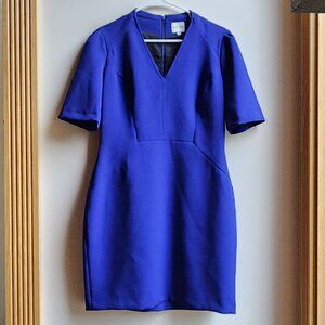 princess polly baby blue dress GL2559 | Jewel Waistline U-Back Velvet Mermaid Dress